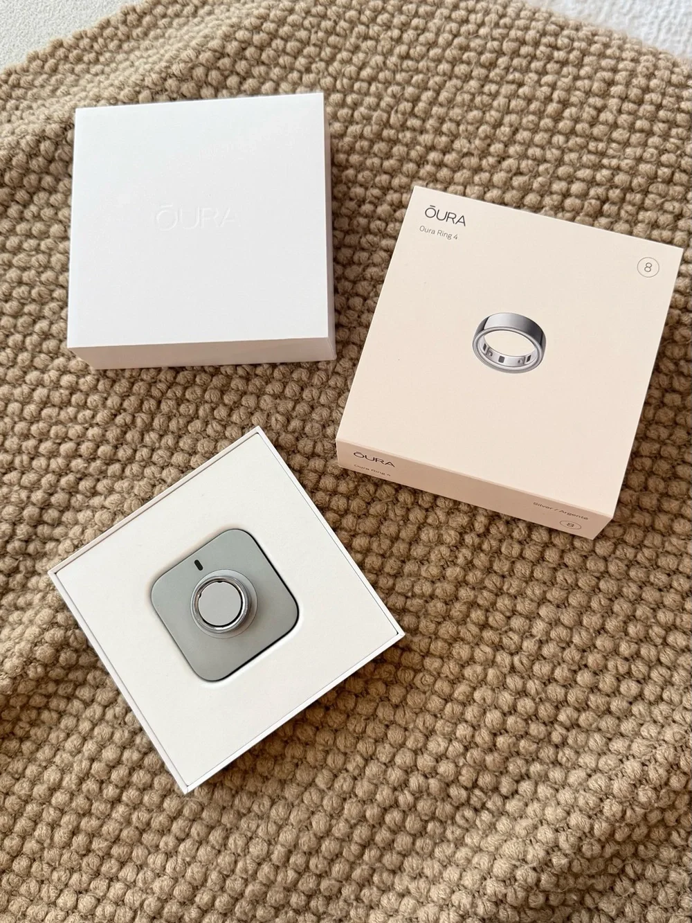 Oura Ring 4 - Silver size 8